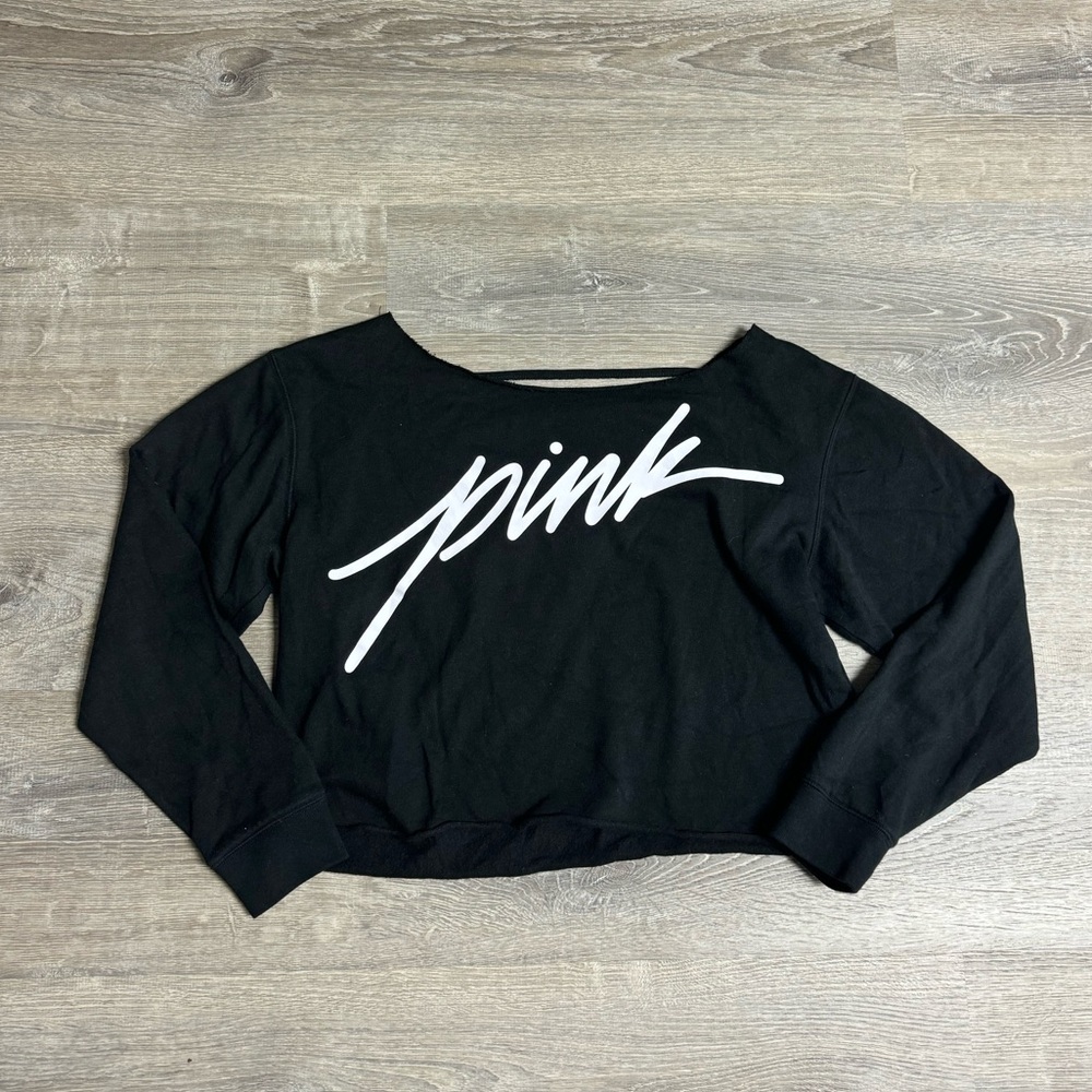 PINK long sleeve shirt black